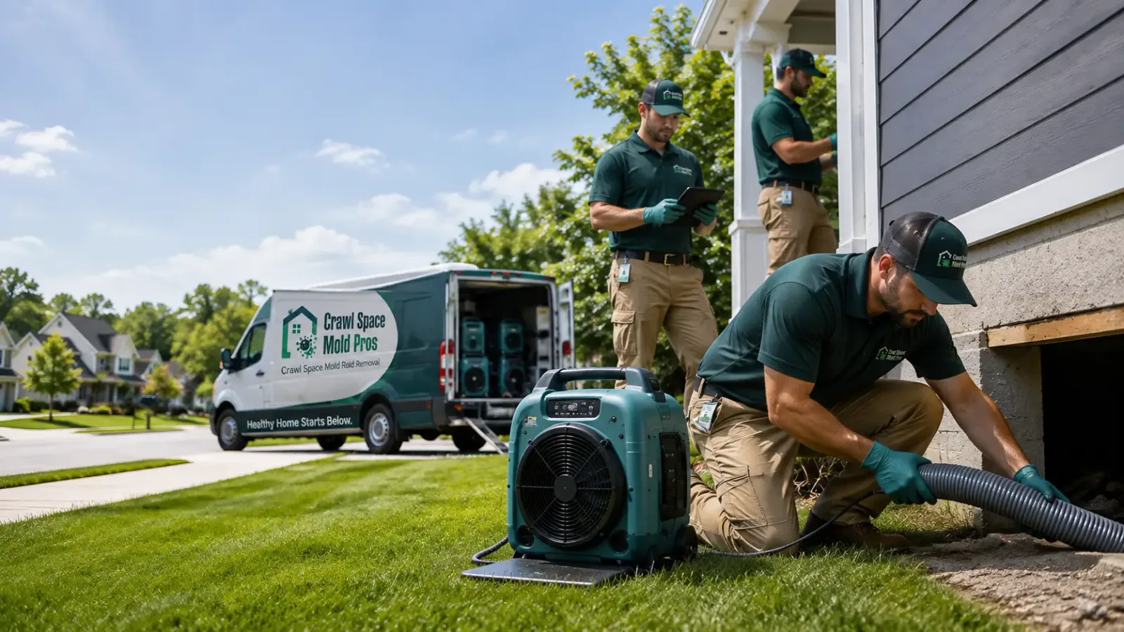 Crawl Space Mold Removal in Erwinna, PA